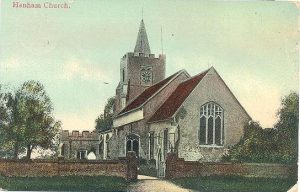 Coloured St Mary's Church from the road